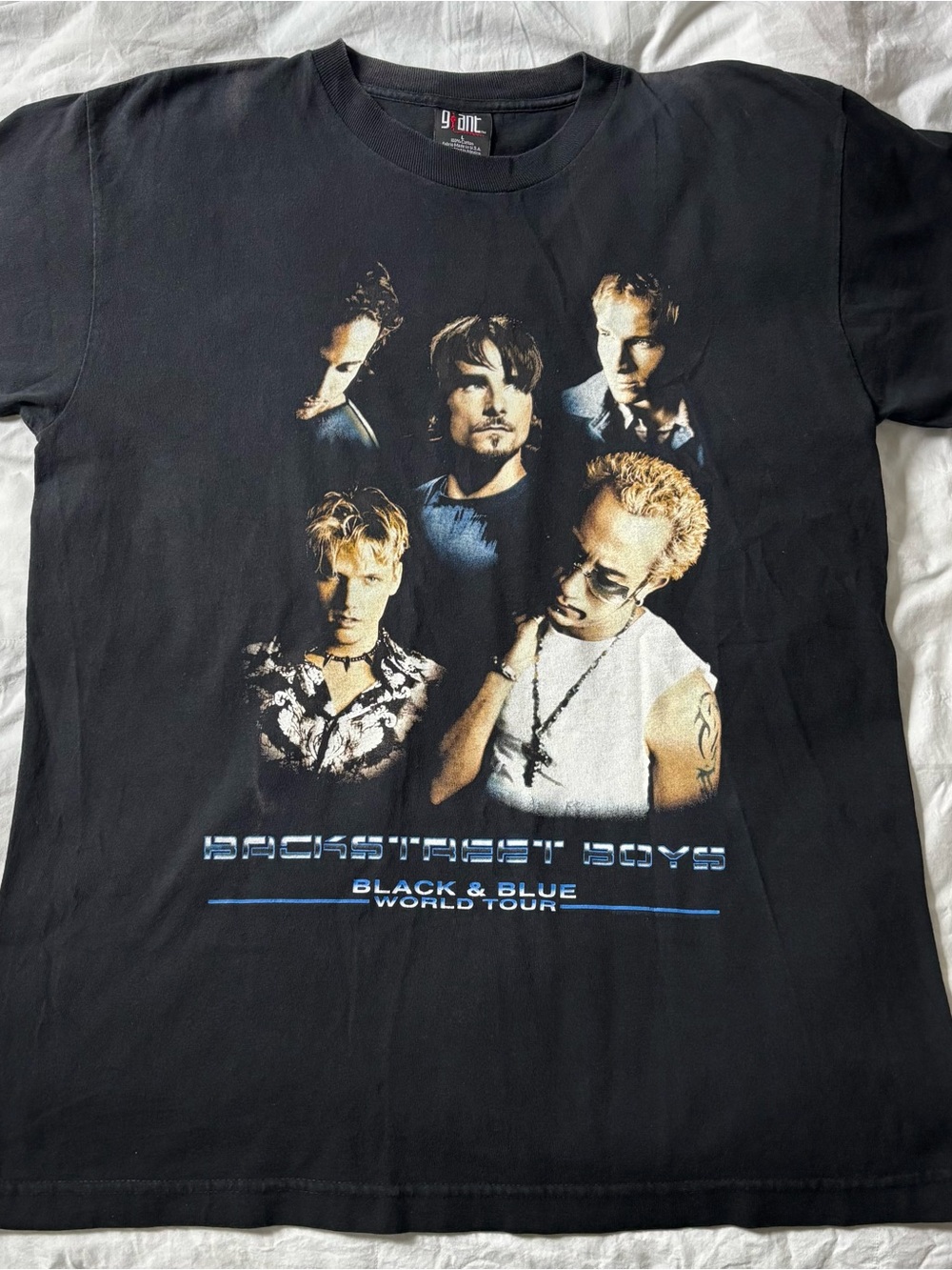 2001 Backstreet Boys Black and Blue tour Shirt (see description for size)